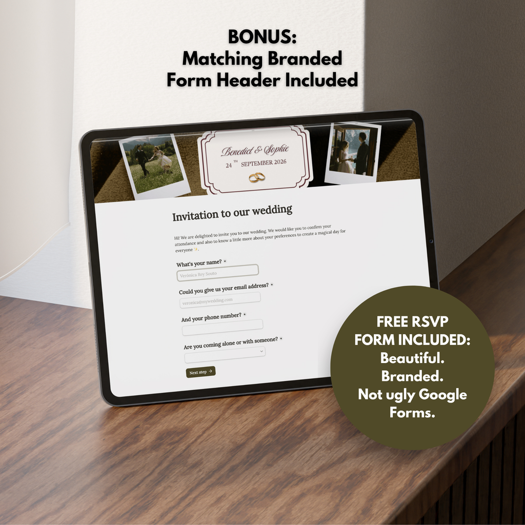 Olive Green Burgundy Floral Wedding Website Template with RSVP | Canva Web Template | Old Money Digital Invitation & Save the Date