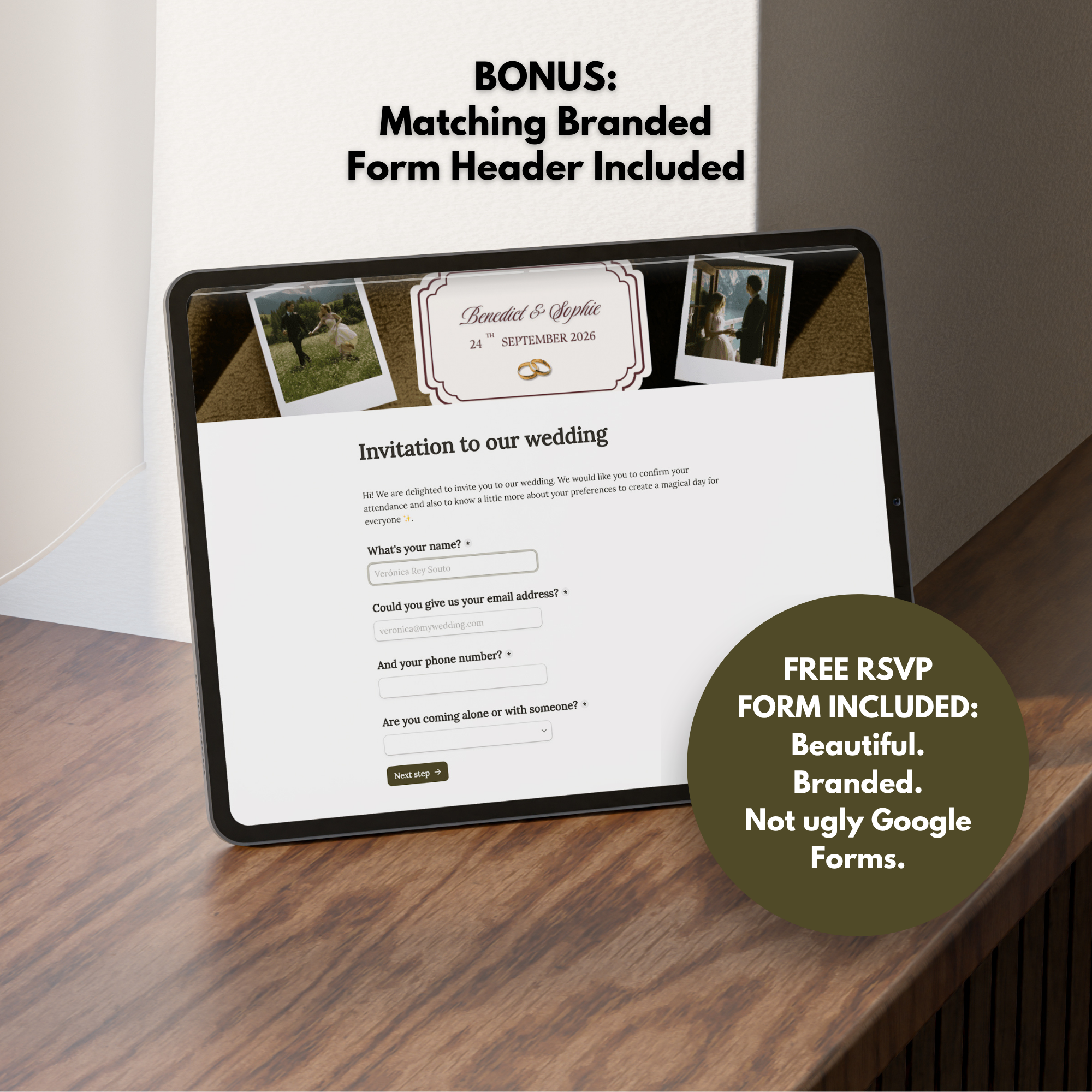 Olive Green Burgundy Floral Wedding Website Template with RSVP | Canva Web Template | Old Money Digital Invitation & Save the Date