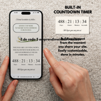 Plantilla Web de Guarda la Fecha Borgoña Marfil Canva | Web de Boda Digital con Nota de Voz + RSVP | Sobre de Encaje