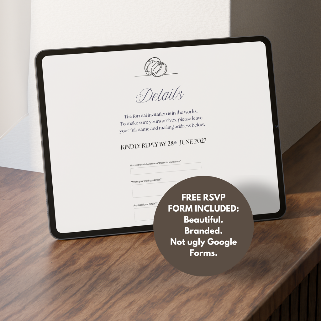 Olive Green & Burgundy Save the Date Website Template Canva | Digital Wedding Website with Voice Note + RSVP | Lace Envelope