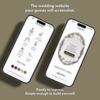 Olive Green Burgundy Floral Wedding Website Template with RSVP | Canva Web Template | Old Money Digital Invitation & Save the Date